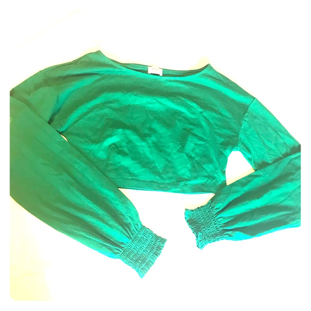 NWOT - Aritzia Wilfred crop top blouse XXS